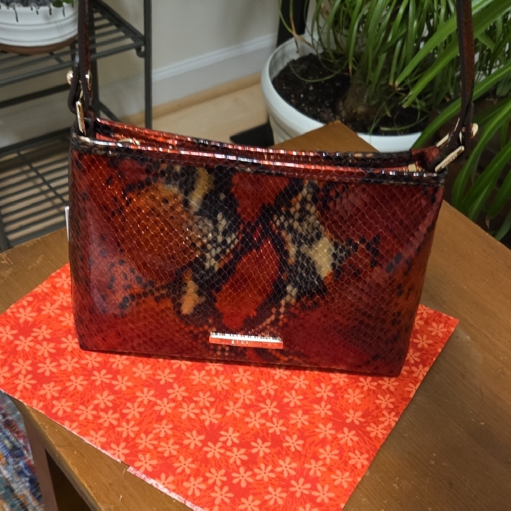 NWT Brahmin Lorelei in Crimson Rosebay. RARE.